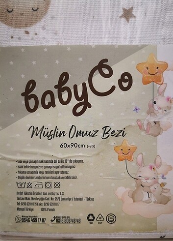 Müslin omuz bezi 2 adet - Görsel 5