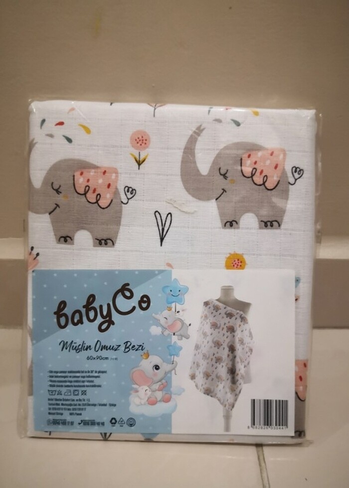 Müslin omuz bezi 2 adet  - Görsel 4