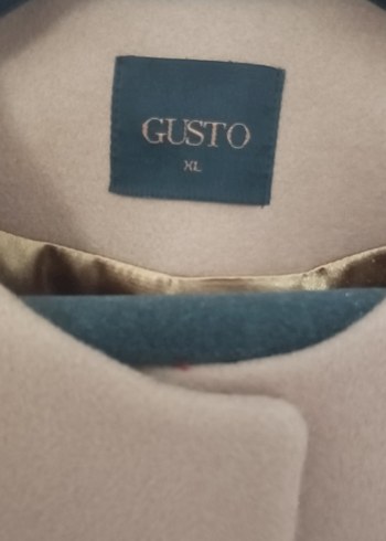 Bej Midi Kadın Kaban, Yuvarlak Yaka, Rahat Kesim - Görsel 5