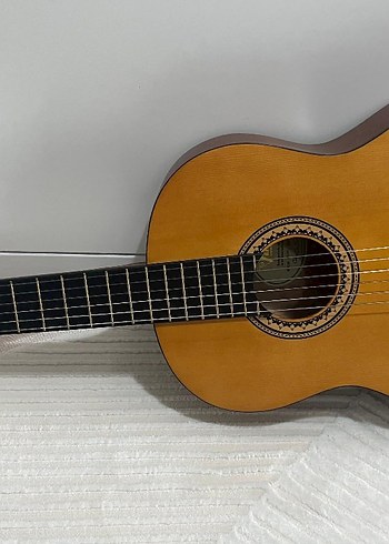 Klasik Kahverengi Gitar ve Taşıma Kılıfı - Görsel 4