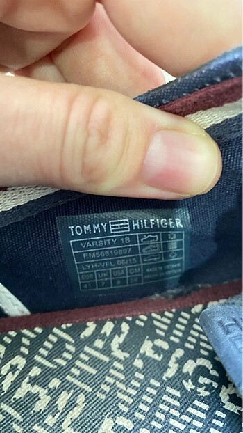 41 Beden lacivert Renk Tommy hilfiger sneakers