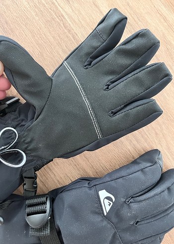 Siyah Quiksilver Çocuk 10-12 Yaş Kayak Snowboard Eldiveni - Görsel 3