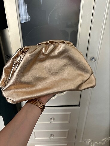 Bottega gold çanta