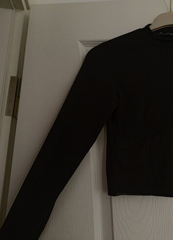 xl Beden SİYAH TÜL CROP 