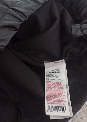 Siyah Deri Görünümlü Kemerli Mini Etek - Görsel 10