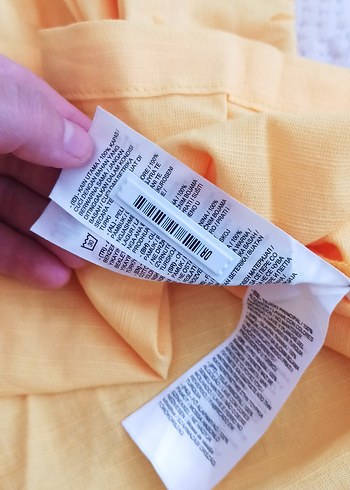 Nakışlı Düğmeli Sarı Kız Çocuk Etek - Görsel 8