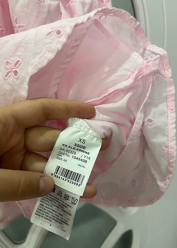 LCW Pembe Nakışlı Elbise - Görsel 4