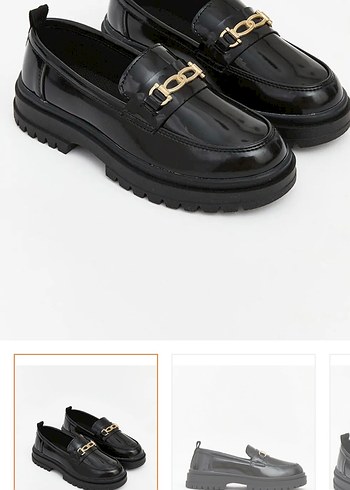 Zara Siyah Loafer