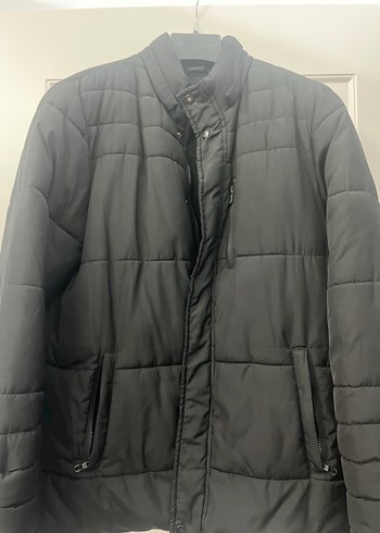 Siyah Fermuarlı Erkek Mont - Görsel 2