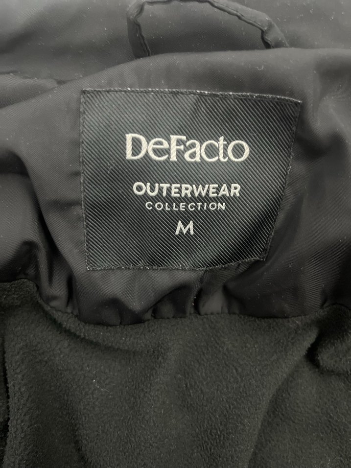 Siyah Fermuarlı Erkek Mont - Görsel 3