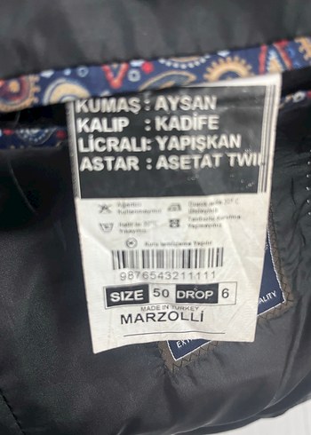 Düğmeli Gri Erkek Ceket, Klasik Kesim - Görsel 3