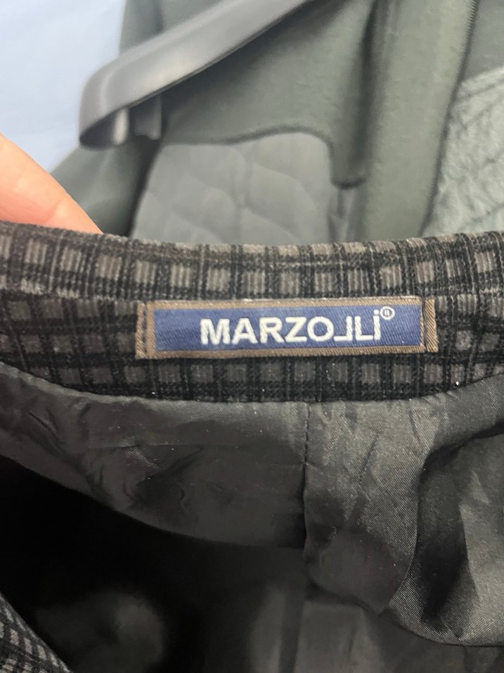 Düğmeli Gri Erkek Ceket, Klasik Kesim - Görsel 2