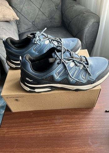 Mavi Bağcıklı Spor Erkek outdoor ayakkabı - Görsel 3