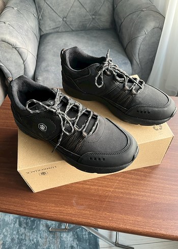 Siyah Bağcıklı Erkek Outdoor Ayakkabı - Görsel 3