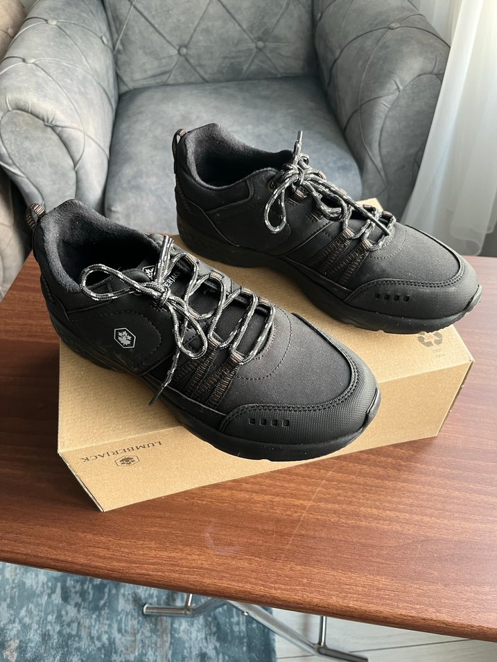 Siyah Bağcıklı Erkek Outdoor Ayakkabı - Görsel 3