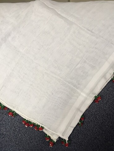 Oyalı yazma çember tülbent - Görsel 15