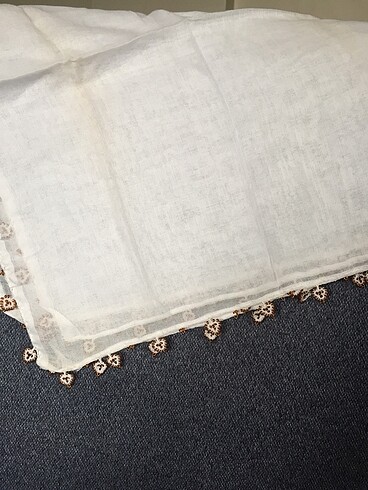 Oyalı yazma çember tülbent - Görsel 17