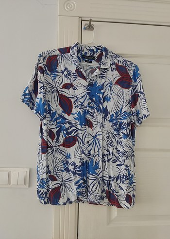 Erkek Çok Renkli Kısa Kollu Batik Gömlek Collezione