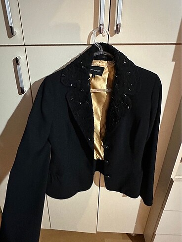 Siyah blazer ceket