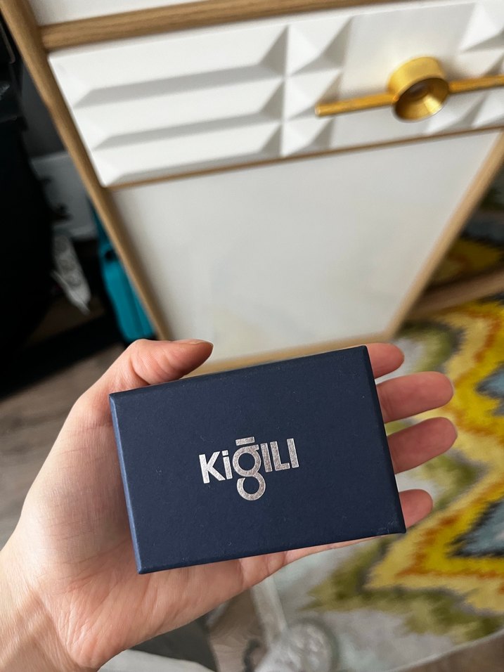 Kiğılı lacivert Erkek Kol düğmesi kutusu - Görsel 5