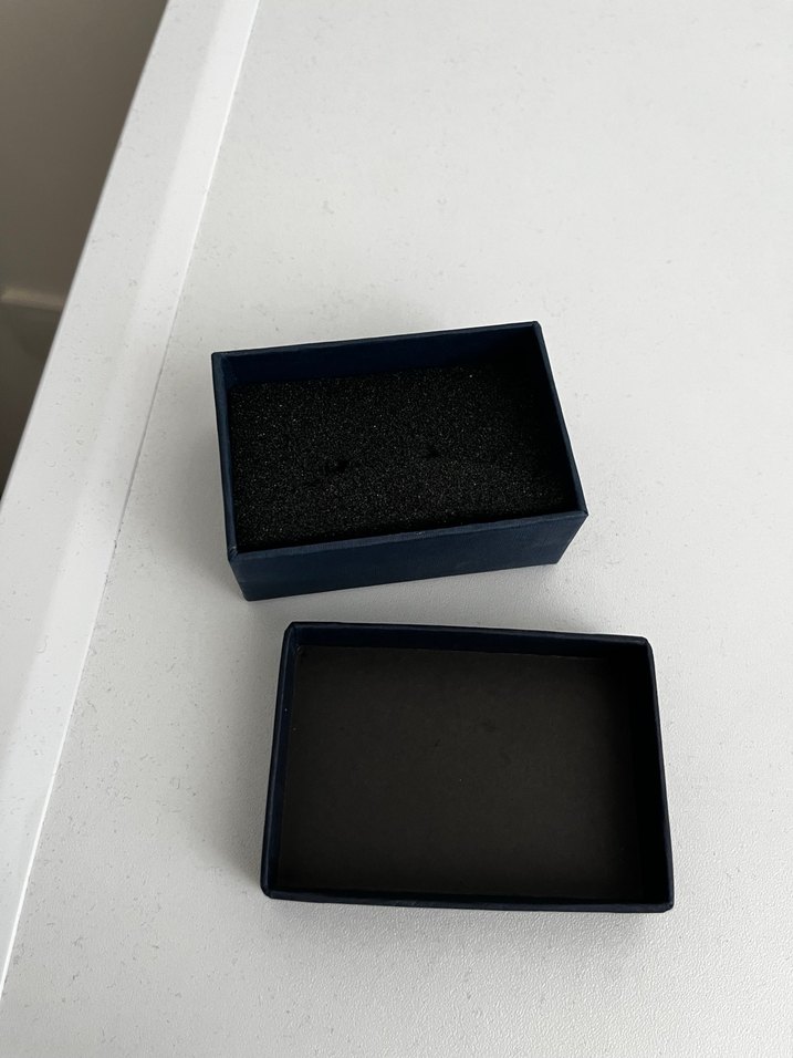 Kiğılı lacivert Erkek Kol düğmesi kutusu - Görsel 2