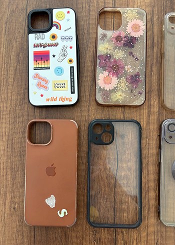 Bej Parlak Bohem Tarzı Telefon Kılıfı iphone 13 telefon kılıfı 6 - Görsel 4