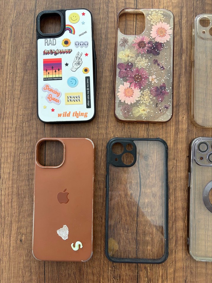 Bej Parlak Bohem Tarzı Telefon Kılıfı iphone 13 telefon kılıfı 6 - Görsel 4