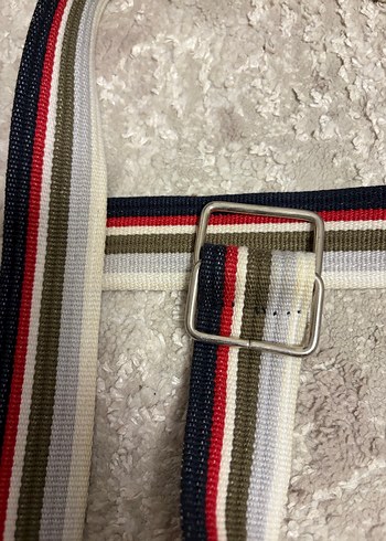 Çok Renkli Tokalı Kadın Kemer - Görsel 2