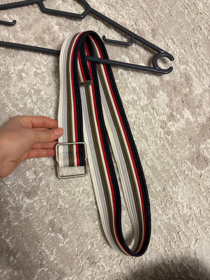 Çok Renkli Tokalı Kadın Kemer - Görsel 5