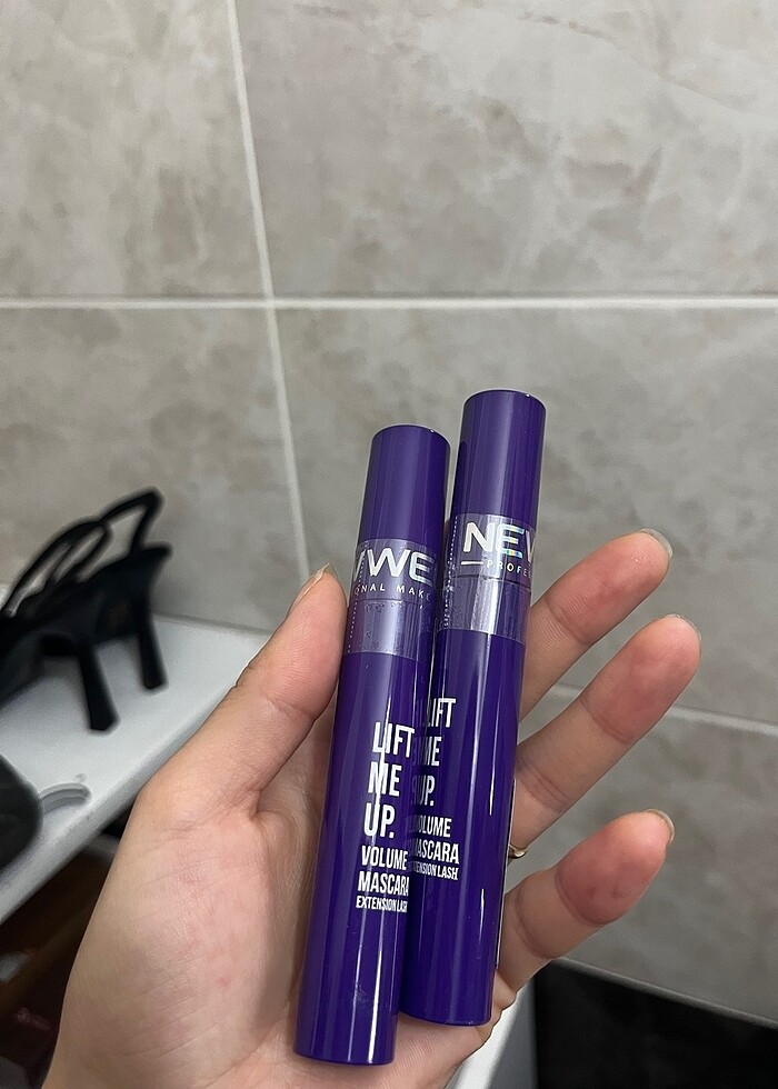 New well mascara rimel siyah sıfır ambalajlı iki adet - Görsel 2