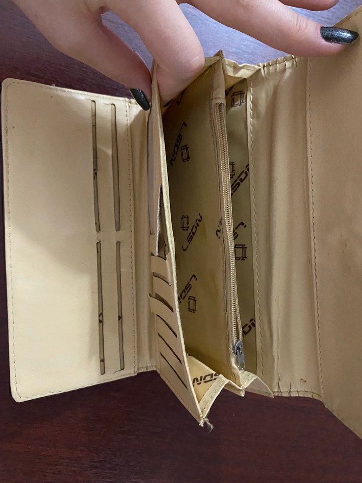 Kahverengi kadın cüzdan - Görsel 3