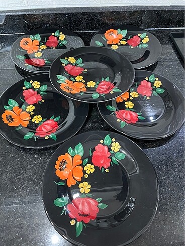 pasta tabağı 6 adet