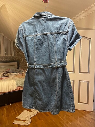 11-12 Yaş Beden zara denim elbise
