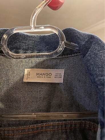 Mango mango kot ceket denim ceket
