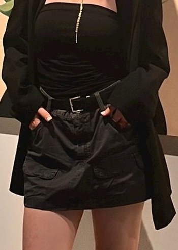 Siyah Mini Etek - Görsel 2