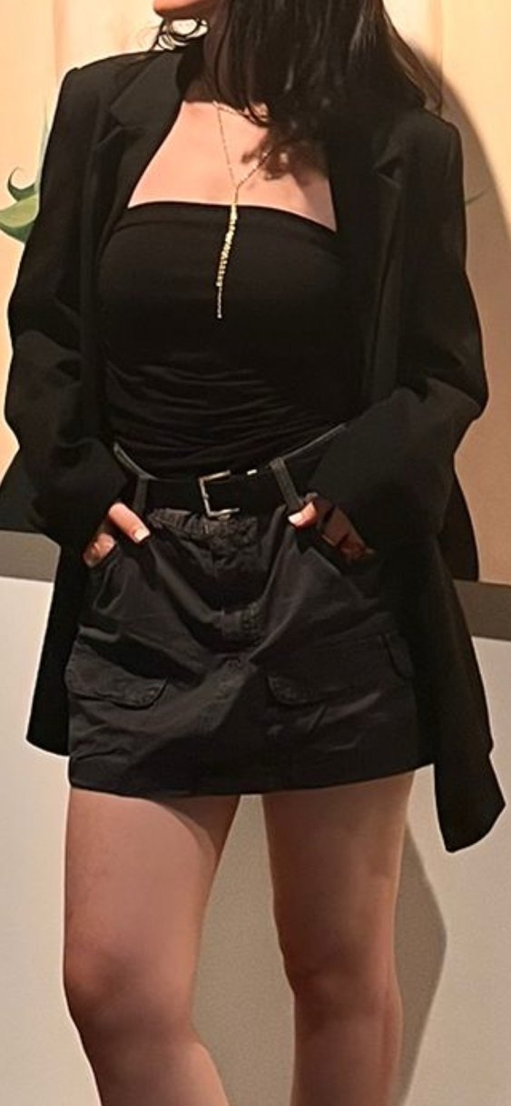 Siyah Mini Etek - Görsel 2