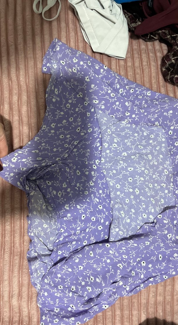 Mor Bohem Midi Hamile Etek - Görsel 3