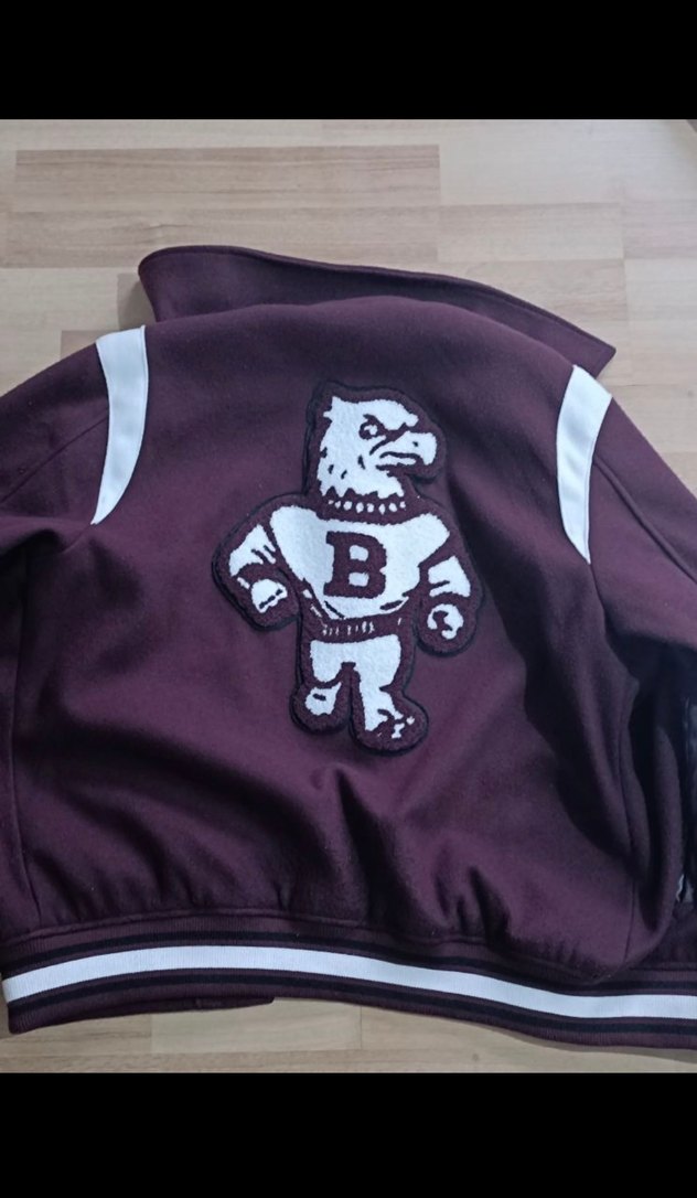 Bordo Erkek Süet Puff Ceket - Görsel 2