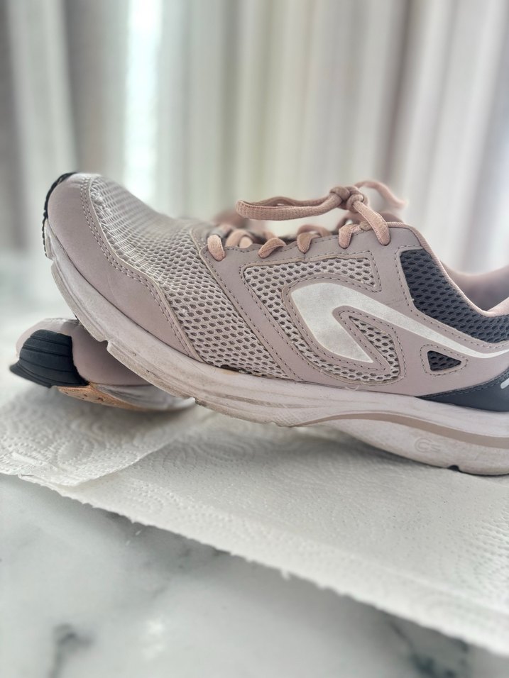 Bej Gri Bağcıklı Spor Kadın Sneakers - Görsel 3