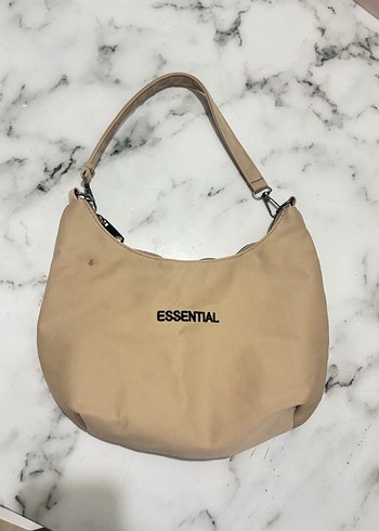 Bej Minimalist Kadın Omuz Çantası - Görsel 4