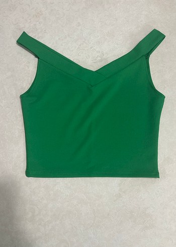 Yeşil V Yaka Mini crop - Görsel 2