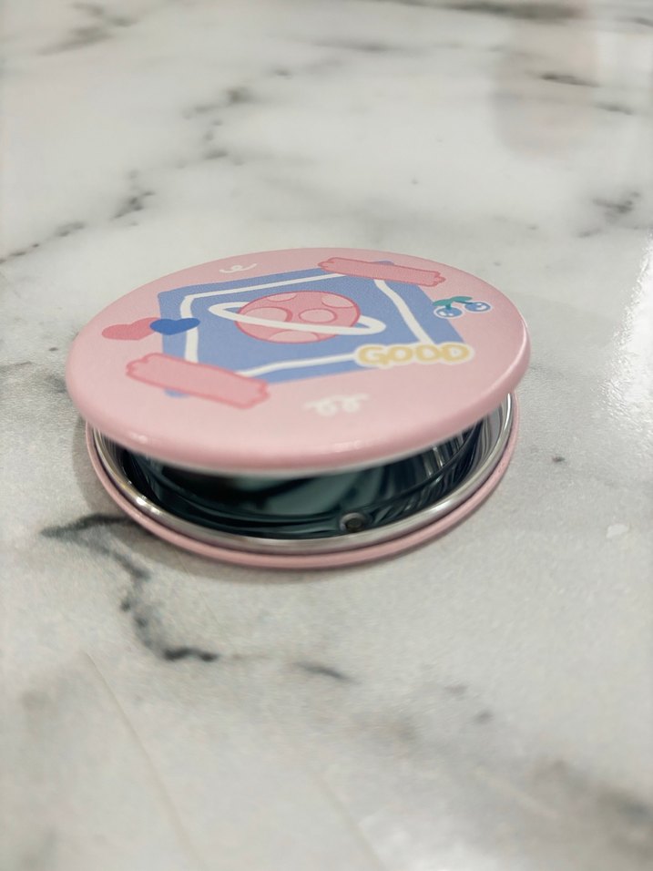 Pembe Parlak Makyaj Aynası - Görsel 5