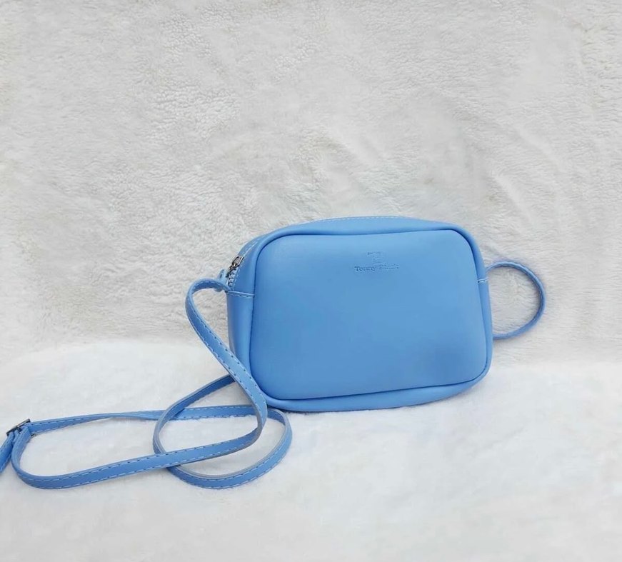 TONNY BLACK Mavi Deri Kadın Çapraz Çanta - Görsel 2