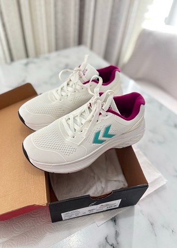 HUMMEL Beyaz-Pembe Kadın Spor Ayakkabı - Görsel 2