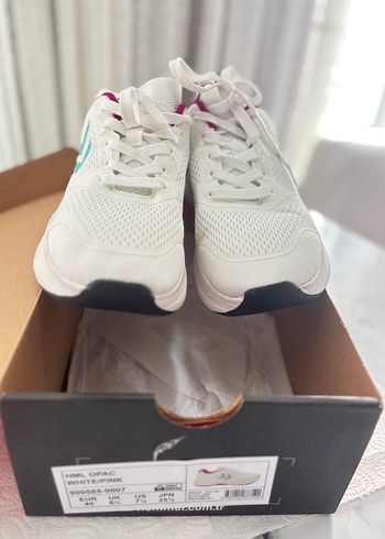 HUMMEL Beyaz-Pembe Kadın Spor Ayakkabı - Görsel 3