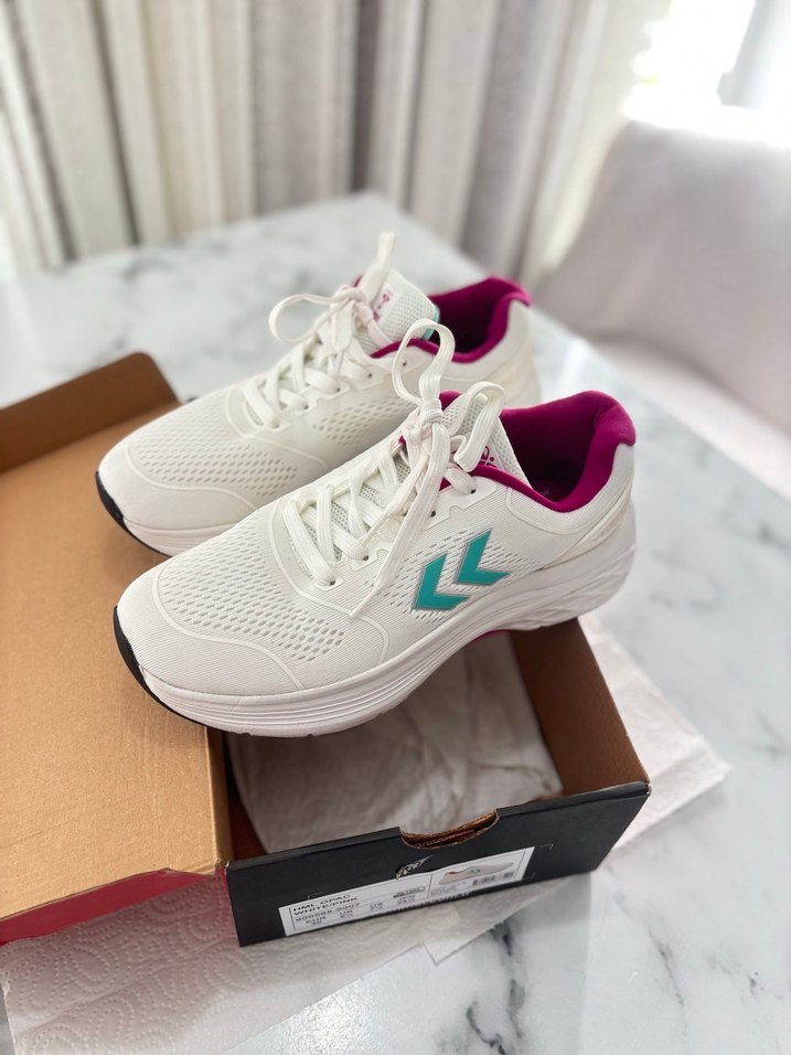 HUMMEL Beyaz-Pembe Kadın Spor Ayakkabı - Görsel 2