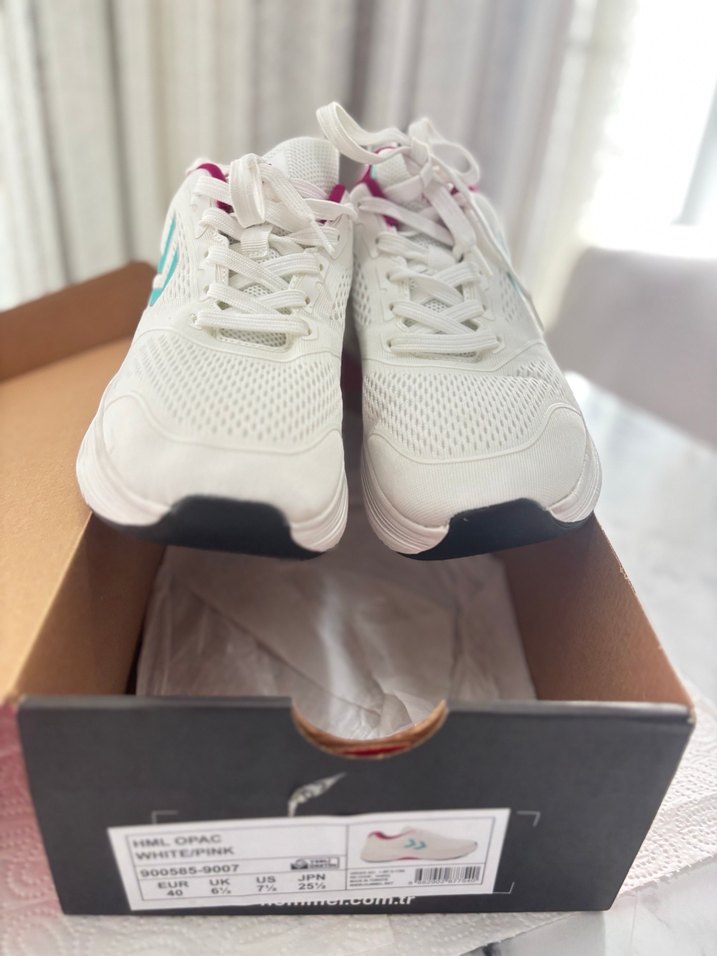 HUMMEL Beyaz-Pembe Kadın Spor Ayakkabı - Görsel 3