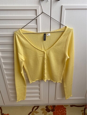 H&M sarı bluz