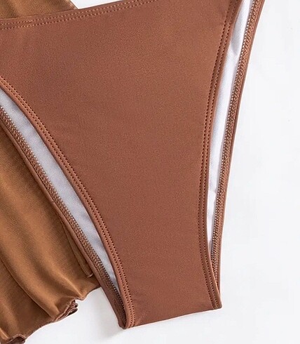 m Beden kahverengi Renk 4 parça Bikini seti