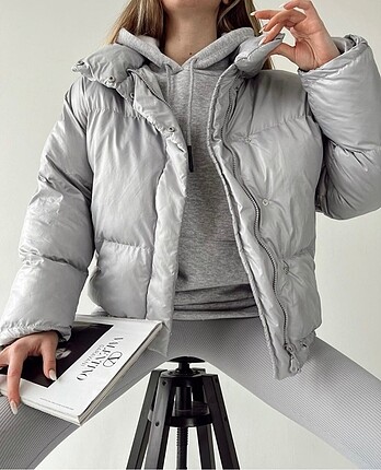 Oversize şişme mont